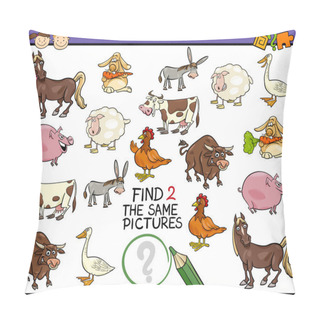 Personality  Find Same Picture Game Cartoon Pillow Covers