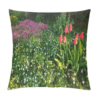 Personality  Blooms Abound: A Kaleidoscope Of Colors In The Flower Garden Spectacle Pillow Covers