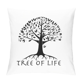 Personality  Tree With Roots For Your Design Pillow Covers