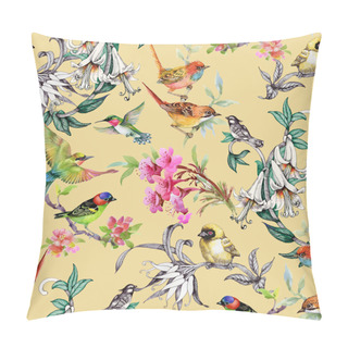 Personality   Pattern With Flowers And Birds  Pillow Covers