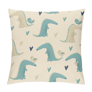 Personality  Crocodile Design Seamless Pattern  Pillow Covers