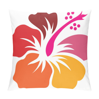 Personality  Hibiscus Flower Pillow Covers