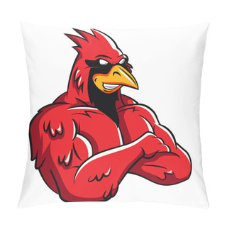 Personality  Cardinal Bird Mascot Pillow Covers