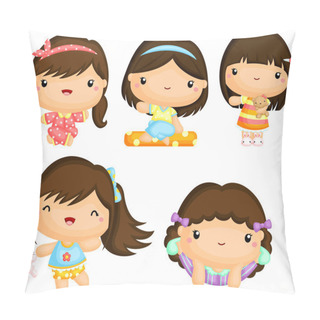 Personality  Girls In Pajamas Pillow Covers
