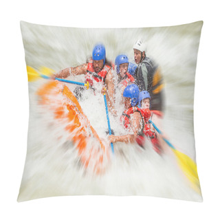 Personality  Whitewater River Rafting Pillow Covers