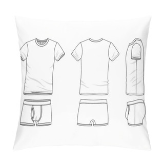 Personality  Clothing Set Pillow Covers