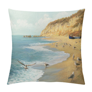 Personality  The Beach Pillow Covers