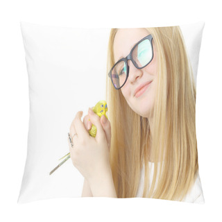 Personality  Girl And Bird Pillow Covers