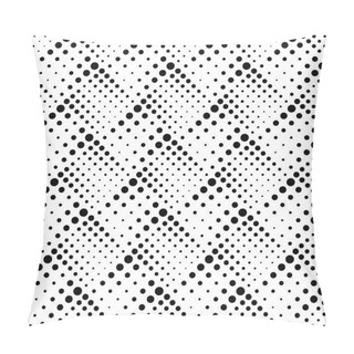 Personality  Black And White Abstract Seamless Dot Pattern Background Pillow Covers