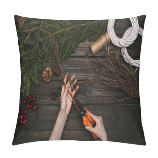 Personality  Florist Cutting Branches Pillow Covers