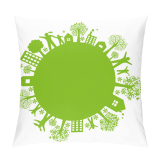 Personality  Eco Earth Pillow Covers
