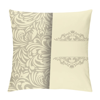 Personality  Background With Floral Pattern Pillow Covers