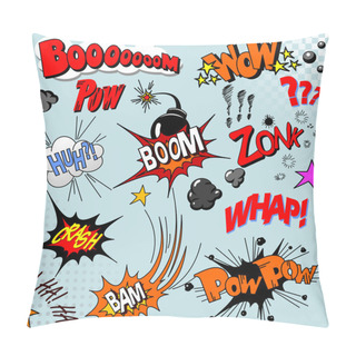 Personality  Comic Book Explosion Pillow Covers