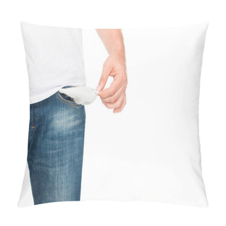 Personality  Poor Man With Empty Pocket Pillow Covers