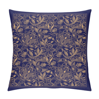 Personality  Ornamental Paisley Pattern, Design For Pocket Square, Textile, Silk Shawl Pillow Covers