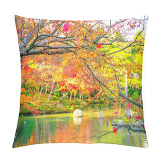 Personality  Autumn Forest With River Pillow Covers