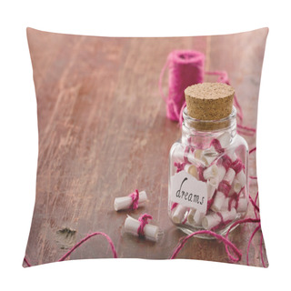 Personality  Dreams In A Glass Jar Pillow Covers