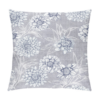 Personality  Hand Painted Graphic Flowers Repeatable Composition Pillow Covers
