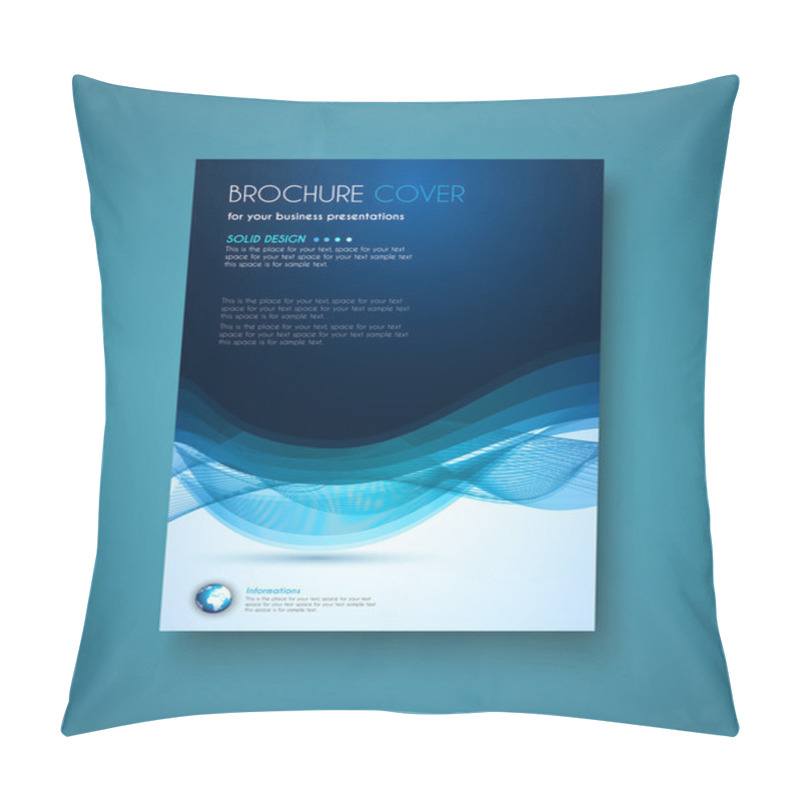 Personality  Brochure template, Flyer Design pillow covers