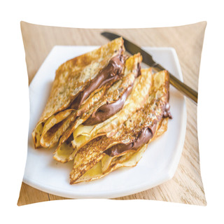 Personality  Crepes With Chocolate Cream Pillow Covers