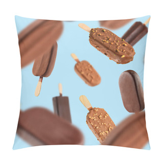 Personality  Chocolate Popsicles Seamless Texture Or Pattern Pillow Covers