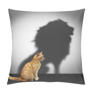 Personality  Cat With Lion Shadow Pillow Covers