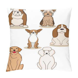 Personality Cute Dog Collection Pillow Covers