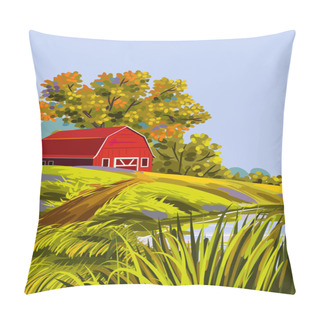 Personality  Beautiful Country Landscape Pillow Covers