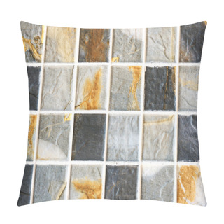 Personality  Old Wall Ceramic Tiles Patterns Handcraft From Thailand Public. Pillow Covers