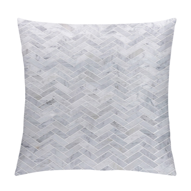 Personality  Background of grey and white marble  pillow covers