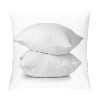 Personality  Soft Pillows On White Background Pillow Covers