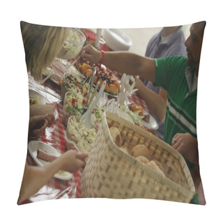 Personality  Friends At A Picnic Pillow Covers