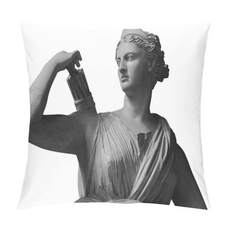 Personality  Classic White Marble Statue Diana Of Versailles Pillow Covers