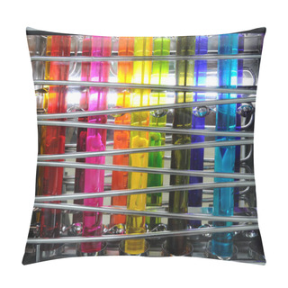 Personality  Silk Color Dyeing Machine Pillow Covers
