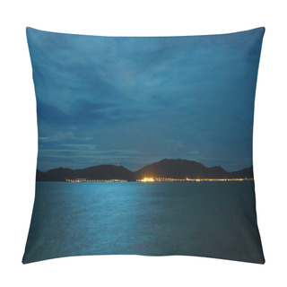 Personality  Full Moon Light Over The Ocean Pillow Covers