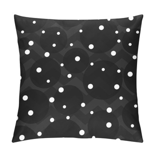 Personality  Snowflakes, Dots And Blots Seamless Pattern  Pillow Covers