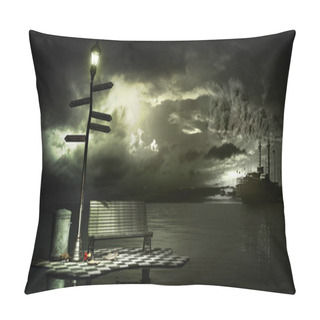 Personality  Lantern And Bench Pillow Covers