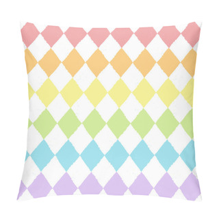 Personality  Seamless Pattern With Geometric Rhombuses Texture Pillow Covers