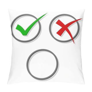 Personality  Check Marks Pillow Covers