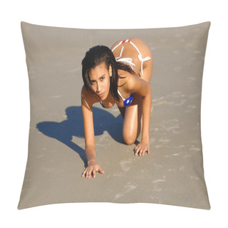 Personality  Beach Crawl - Landscape Pillow Covers