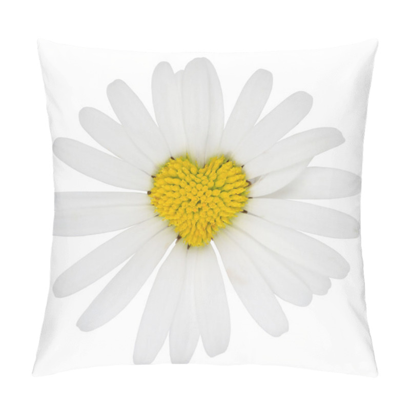 Personality  Heart shaped marguerite flower love pillow covers