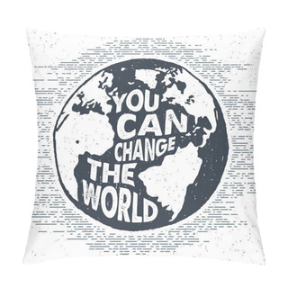 Personality  Hand Drawn Inspirational Label Pillow Covers