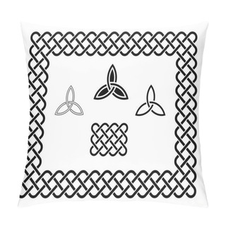 Personality  Celtic Frame And Elements Pillow Covers