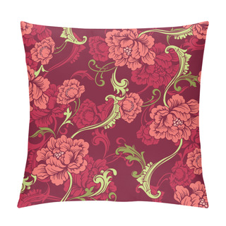 Personality  Seamless Background. Baroque Pattern Pillow Covers