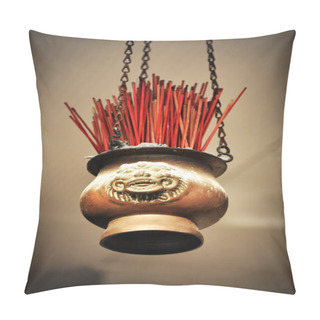 Personality  Incense Burner Pillow Covers