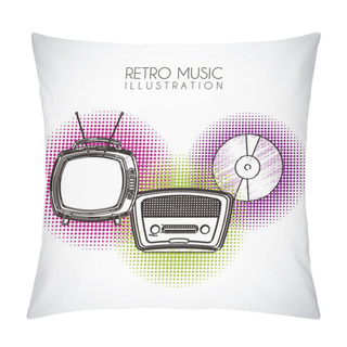 Personality  Electronic Retro Pillow Covers