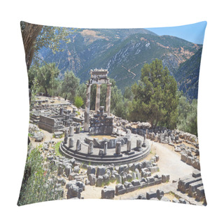 Personality  Ancient Delphi In Greece Pillow Covers