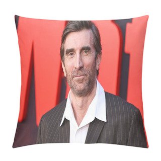 Personality  Sharlto Copley Arrives At The Los Angeles Premiere Of Universal Pictures 'Monkey Man' Held At The TCL Chinese Theatre IMAX On April 3, 2024 In Hollywood, Los Angeles, California, United States. Pillow Covers