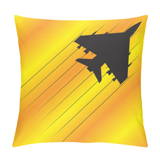 Personality  Fighter Jet Flying Pillow Covers