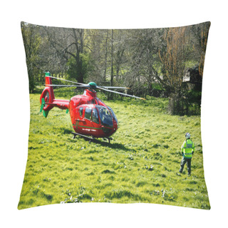 Personality  Air Ambulance Helicopter Pillow Covers